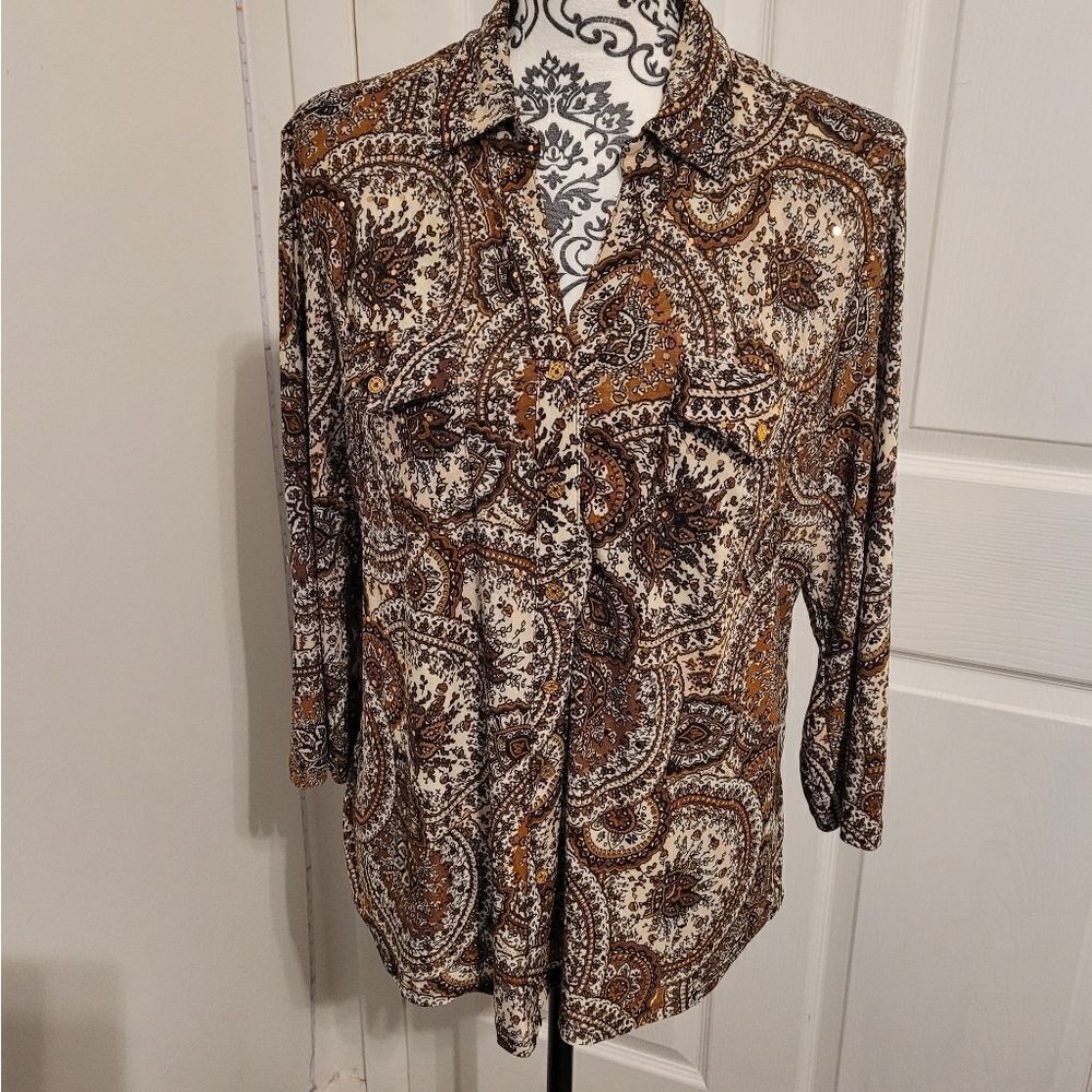 Emily Daniels western 90 style top